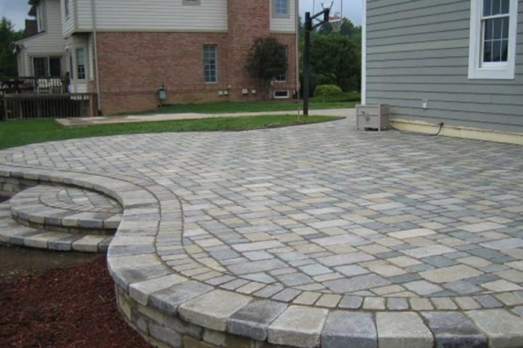 Stone patio installations 5